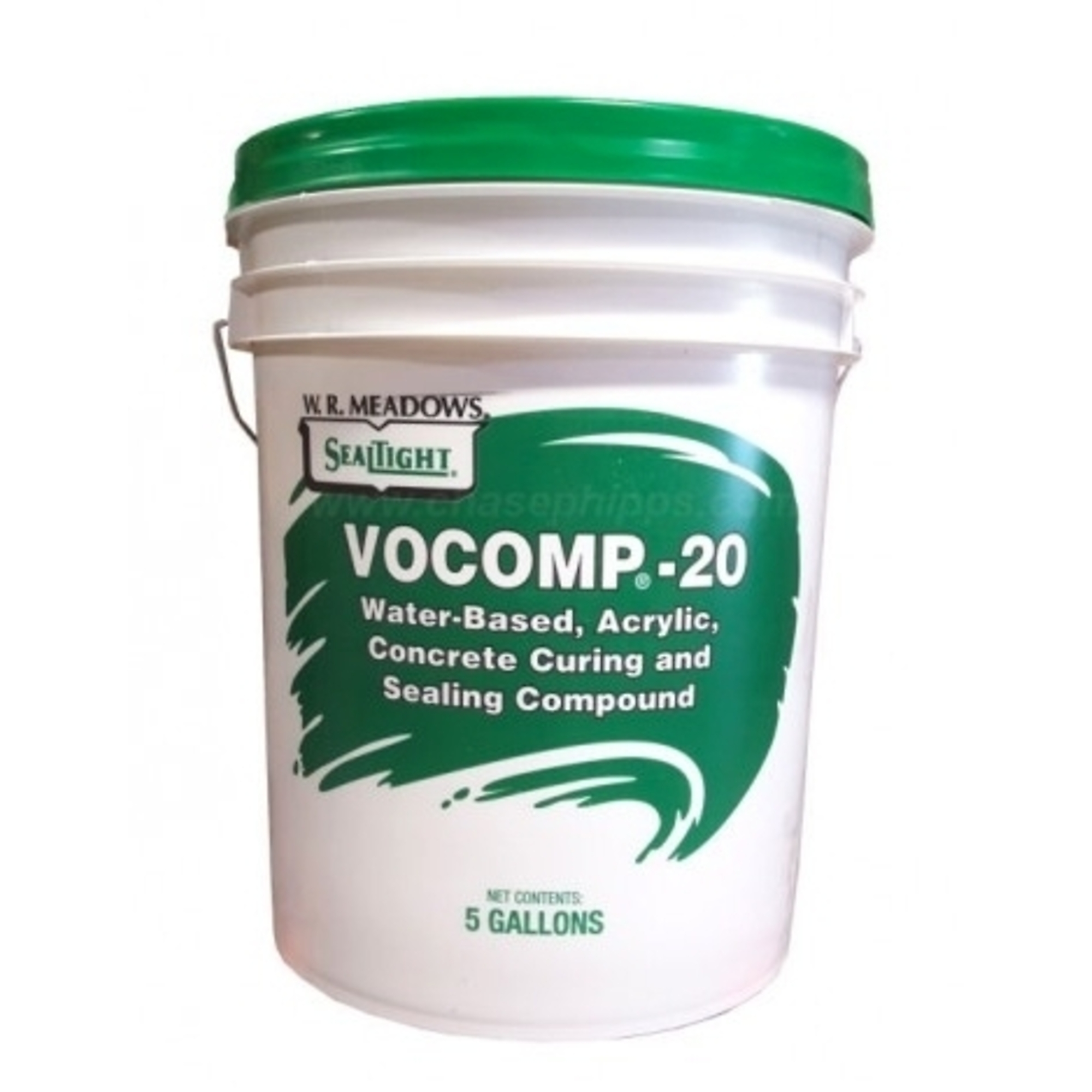 W.R. Meadows VOCOMP-20 Water-Based Acrylic Concrete Curing and Sealing Compound 5 Gallon